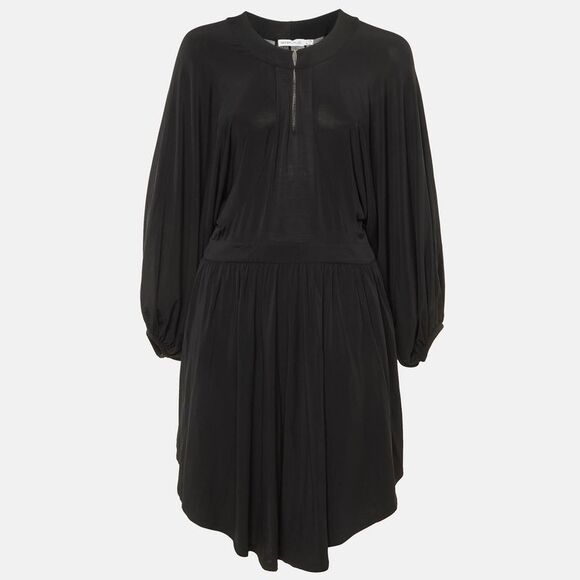 See By Chlo Black Jersey Knee Length Dress S